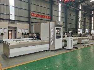 Quality CNC Aluminum Profile Machining Center 45 And 90 Degree Sawing Angle wholesale