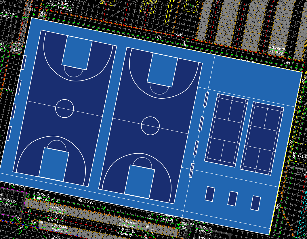 Acrylic Basketball Court Tennis court and badminton Sports Flooring