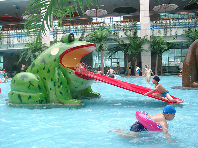 Commercial Water Park 5 In 1 Fiberglass Pouring Water Buckets For Splash Zone