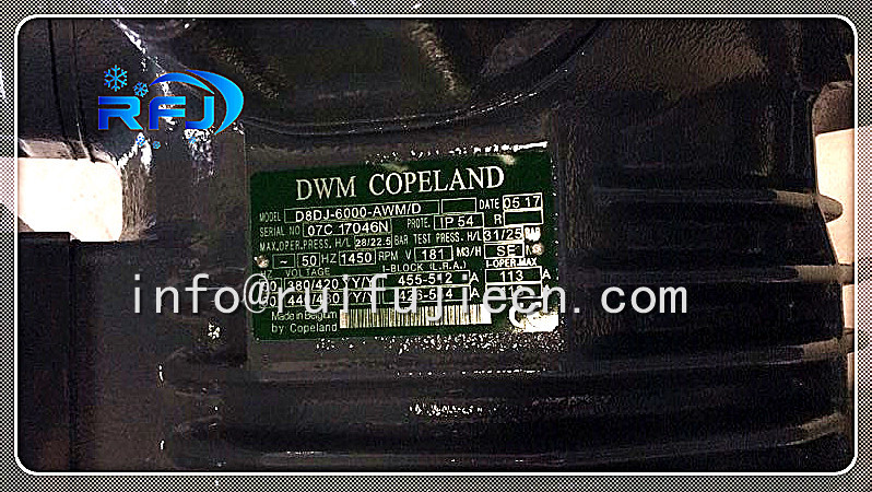 Copeland R134A 380V/60Hz Compressor, Copeland Piston Compressor D8sj-500X