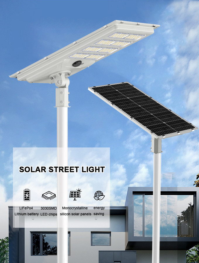 180lm/W Moduler LED Solar Street Lights Outdoor Waterproof with Automatic Sensor