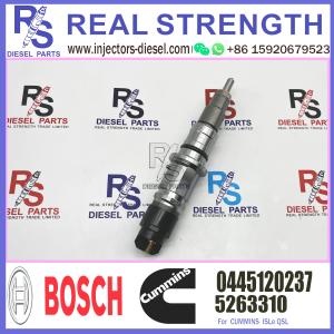 Quality Vehicle Parts ISLe QSL Common Rail Diesel Fuel Injector 5263310 0445120237 wholesale