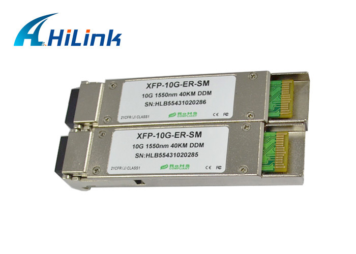 10G 1550nm 40KM XFP Transceiver Module RoHS Compliant Dual LC 10GB XFP ER