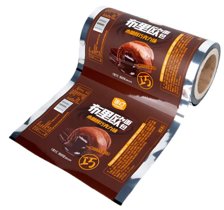 Custom Logo High Barrier Film Bopp/Cpp Roll Snack Biscuit Chips Packaging Film Bread Potato Chip Chocolate Bar Packing Film Roll
