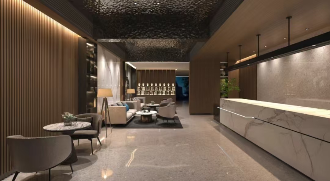 Italian Kwong Grey Marble Modern Slab Hotel Bathroom Wall Panels Polished Floor Tile