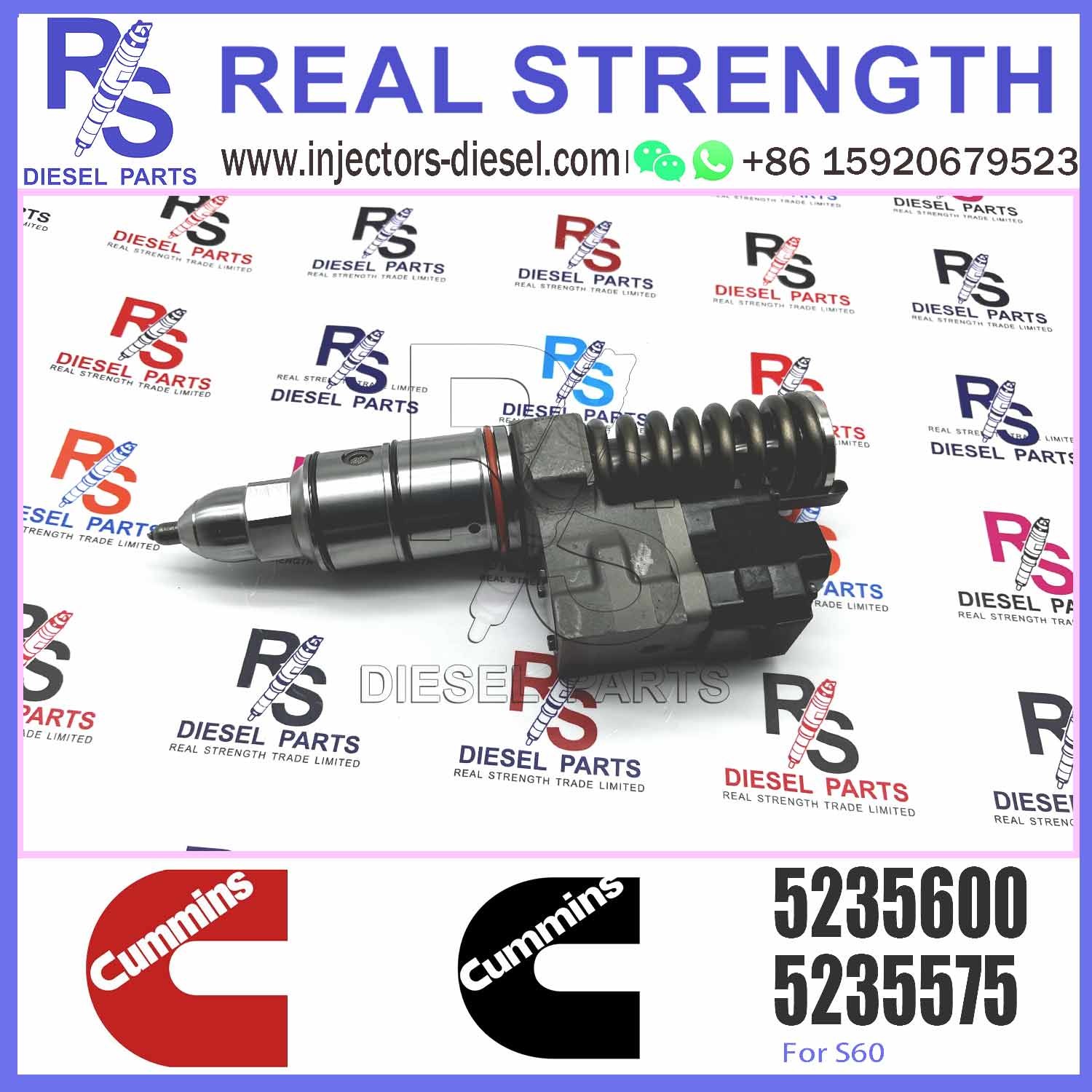 Common Rail Fuel Injectors Nozzle RB5235580 R5237650 R5237099 4991754-D4 4991752-B5 5235600 for Detroit Series 60 12.7L