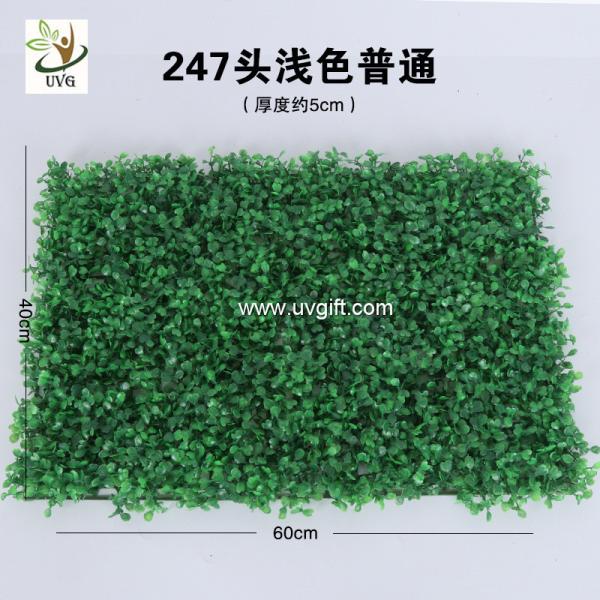 UVG 60*40cm fake outdoor plants artificial boxwood mat for green wall decoration