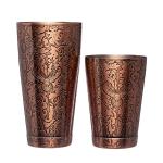 Unbreakable Stainless Steel Cocktail Shaker Baroque Style Boston Shaker
