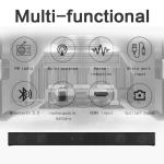 Movie Sound Mode FM Radio Soundbar 20Hz-20kHz Frequency Response