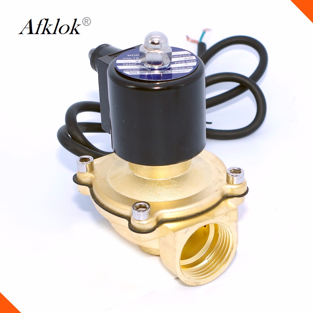 2A Series IP68 Class Normally Closed 1-1/4" Water Solenoid Valve 12V DC