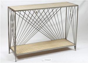 Quality Decorative Furniture metal and wood display shelves wholesale