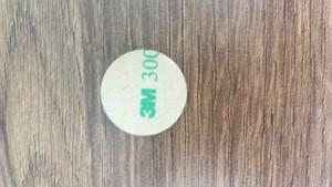 Quality 0.17mm Round Die Cut Adhesive Tape Insulation 3M9495LE Strong Sticky Circle wholesale