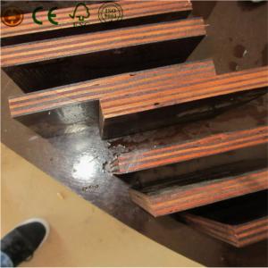 Quality Two Times Hot Press Formwork 9mm Film Faced Plywood wholesale