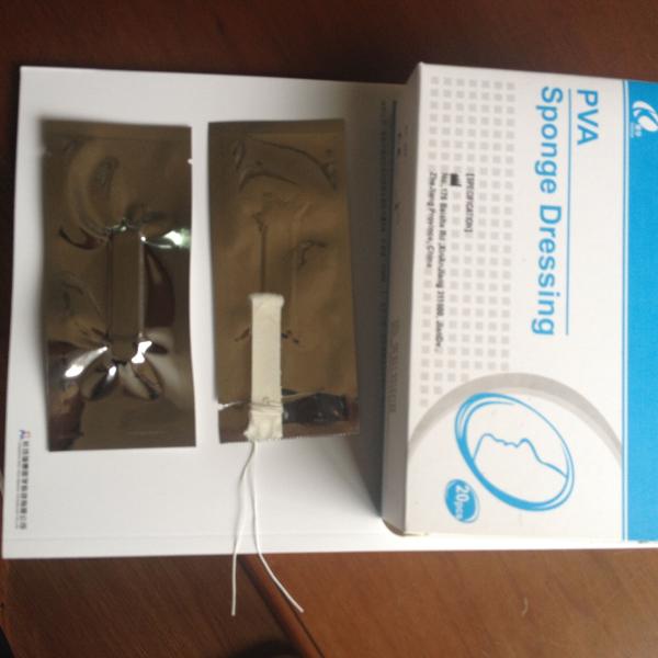 Cellulose Nasopore Absorbable Packing PVA Foam Dressings Bioresorbable