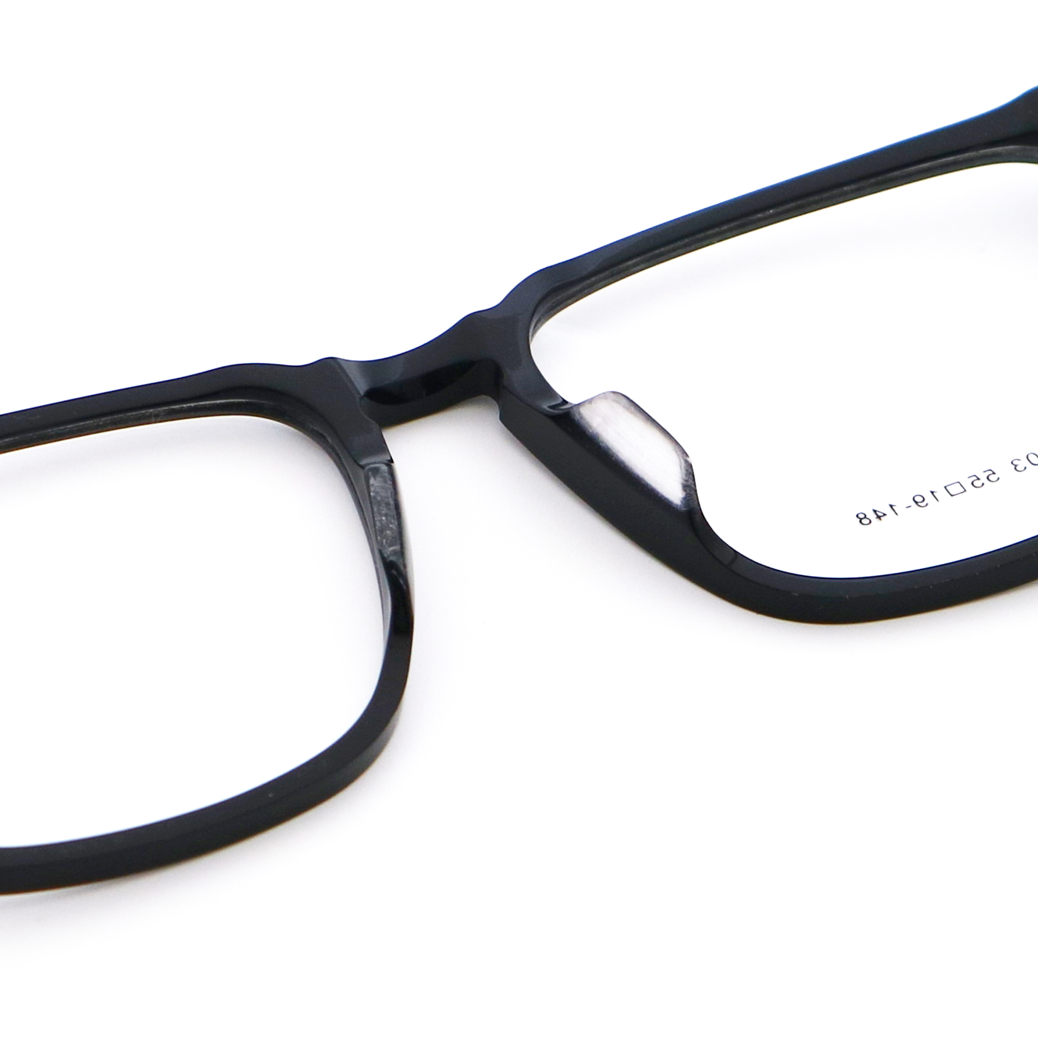 Vintage Design Polygons Acetate Optical Frames For Unisex MR 803