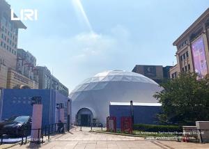Quality 25m Outdoor Round Commercial Geodesic Dome Tents Spherical Show Canopy For Event wholesale