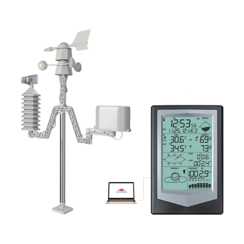 Data Saving And Rain Range 0 To 9 Professional Household Weather Station For Home