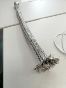 Quality Ni80Cr20 Tinned Copper Braided Sleeving Abrasion Resistant Alloy Braided Sleeve wholesale