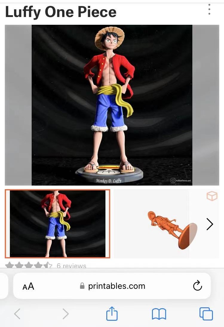Plastics Resin Titanium 3D Printing Rapid Prototype for Anime Action Figure