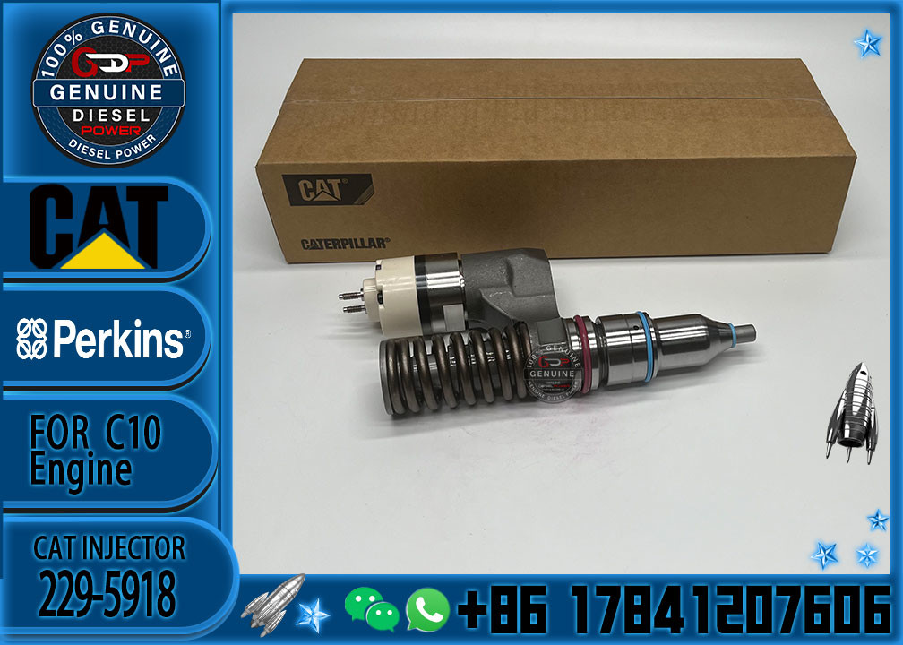 Excavator Injector 10R1814 10R-1814 2295918 229-5918 for C10 Engine Parts Diesel Nozzle Assembly