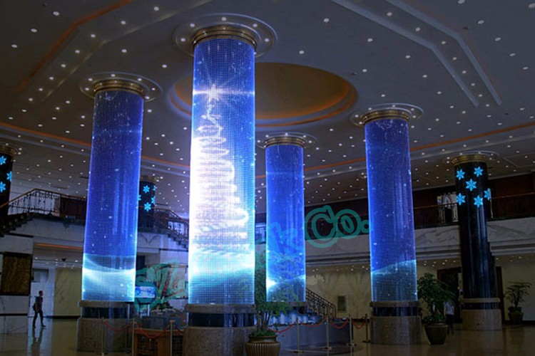 P20 P30 p40 transparent mesh curtain led displays soft screen outdoor led mesh screen