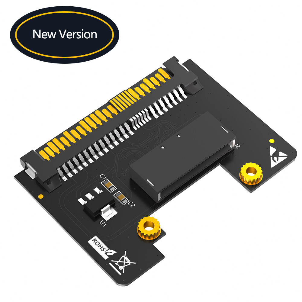 U.2 SFF-8639 to NVMe Ruler 1U GEN-Z EDSFF Short SSD E1.S Carrier Adapter Upgrade