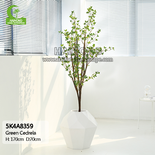 Artificial plants for office desk