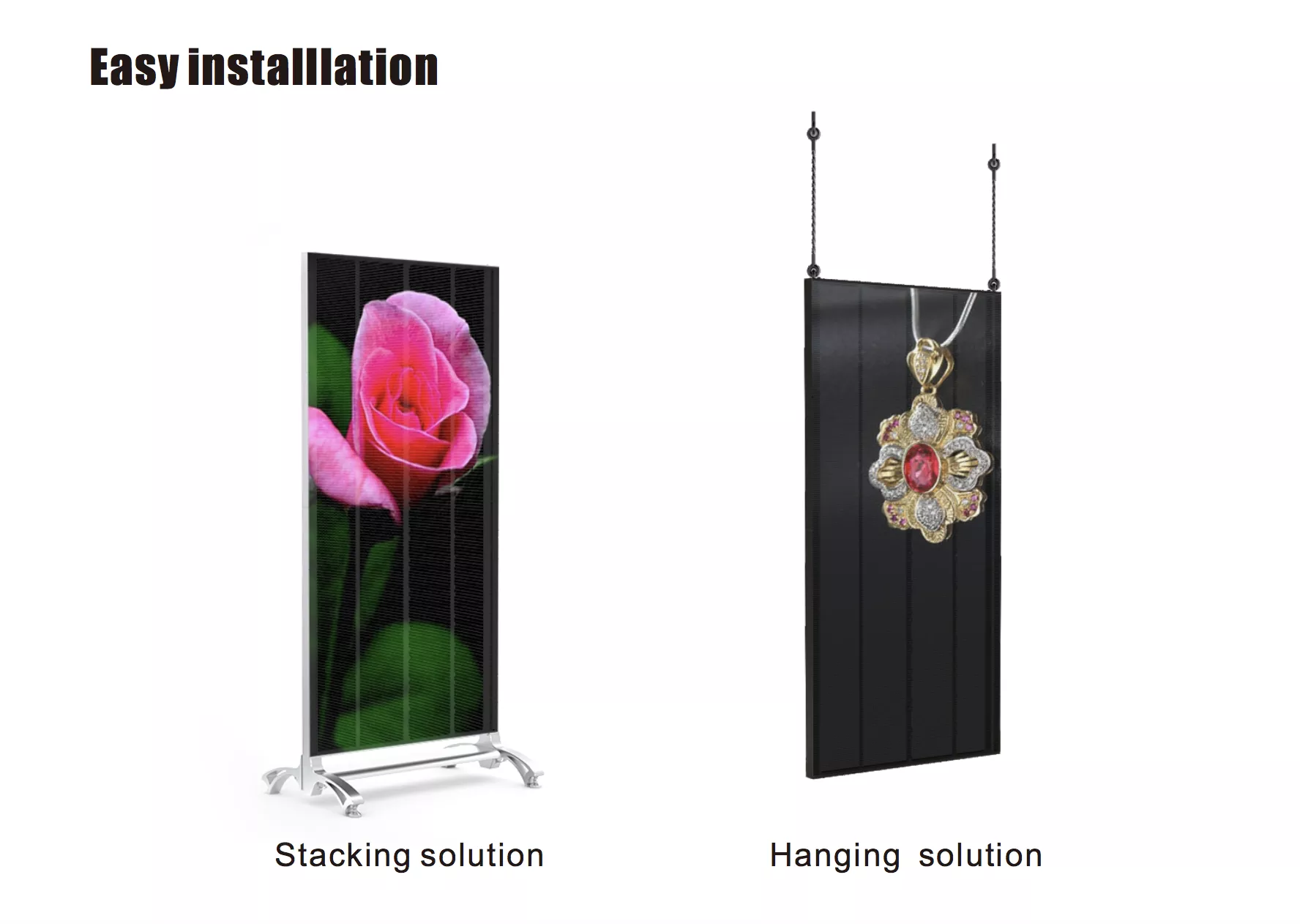 P3.91 4G Wifi Digital Led Poster Display Glass Curtain 75% Transparency