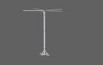 12ft To 24ft Outdoor Pole Mounted Fans Standing Patio Fan With SEW Motor