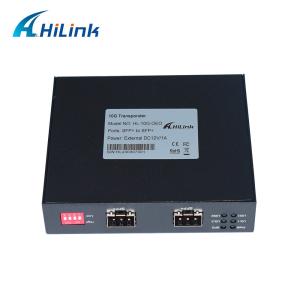 Quality 10G Transpondoer 10G OEO Media Converter SFP+ to SFP+ Fiber Optical Equipment DC12V1A wholesale
