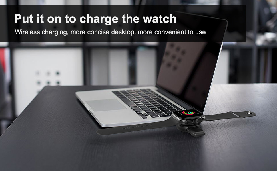 Dual Compatibility Charging Apple Watch And Samsung Charger 2.5W 1A Output 2.5 Hours Full Charge