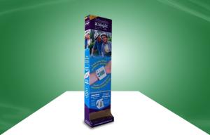 Quality Silk Screen Printing cardboard Advertising displays Rack Free Standing wholesale