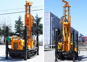 Quality Diesel Crawler Mounted 180m Pneumatic Borewell Machine wholesale
