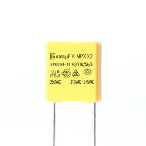 Quality Anti Interference X2 Film Capacitor 0.033 UF High Moisture Resistance wholesale
