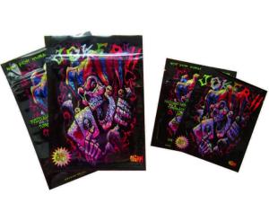 Quality aluminum foil bags for 4g herbal incense , spice smoke blend bag wholesale