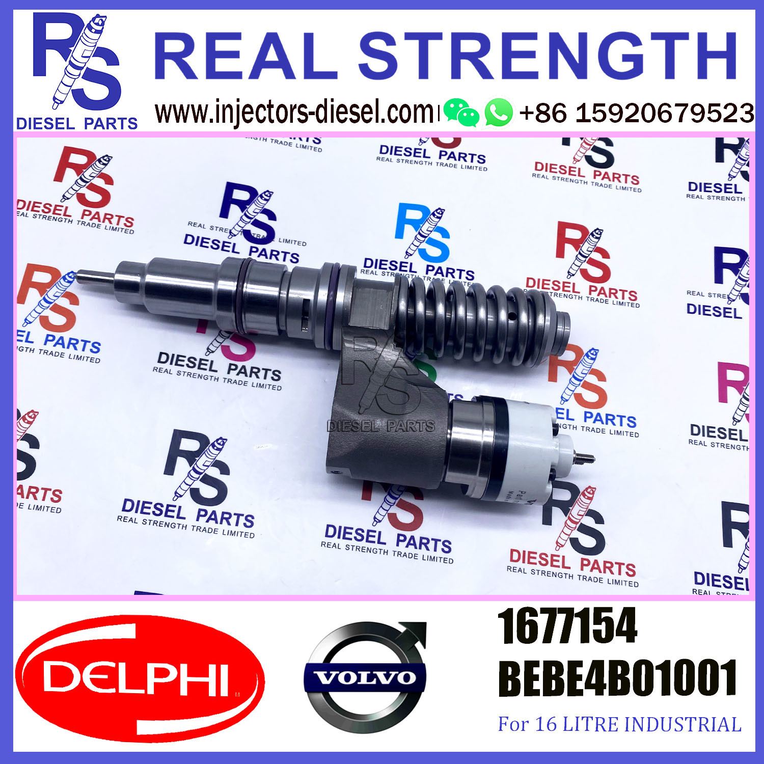 1677154 DELPHI Fuel injection BEBE4C01001 A0 For D12 3045 EURO SPEC