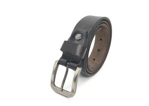 Quality Real Leather Causal Dress Belt For Men With Classic Single Prong Buckle 100-140cm Length wholesale