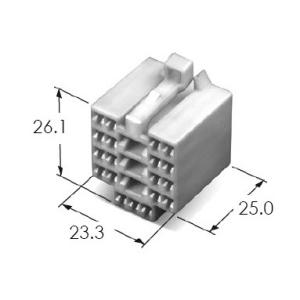 China KET Korea Electric Terminal Connectors MG610837 Automotive Housing Wire to Wire Connector on sale