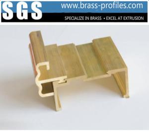 Quality Extruded Brass Profiles Brass Alloy Construction Materials For Decoration wholesale