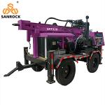 Trailer Mounted Water Well Drilling Rig Machine 260m Deep Water Drilling Rig