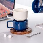 Set Of 12 Pieces Nordic Ceramic Tazas De Cafe Tea Cups And Saucers For Business