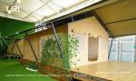 4.5x9M Outdoor Event Tents Luxury Steel Safari Hotel Desert Nomadic Lodge Tent