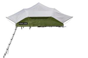 Quality 56*96*48''Inch Dual Color Heacy Duty Aluminum Frame Waterproof 600D Ripstop Polyester Tesla Roof Camping Tent wholesale