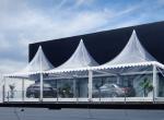 OEM Beautifully Crafted Large Wedding Marquee Tent With Timeless White Tones