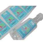 Personalised Self Adhesive Label Sticker Paper Clear Round Stickers Custom