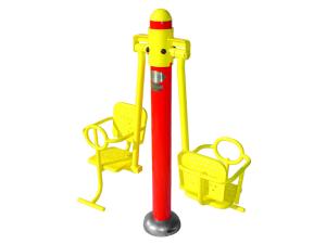 Quality outdoor playground galvanized steel swivel chair-ET-E06 wholesale
