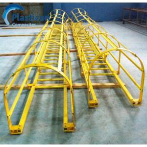 Quality Yellow Pultruded FRP Composites For Stairs Walkway Fence wholesale