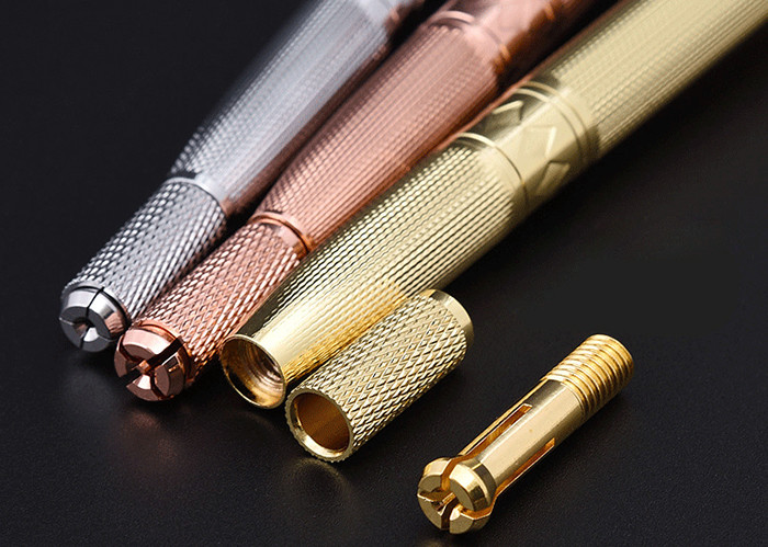 Embroidery Diamond Manual Tattoo Pen With Box / 3D Eyebrow Lip EO Gas Strict Sterilization pen