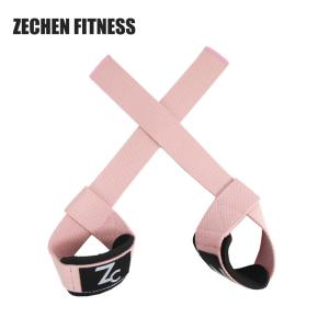 Quality Cotton Weightlifting Wrist Straps Olympic Wraps Custom Pink Adjustable wholesale