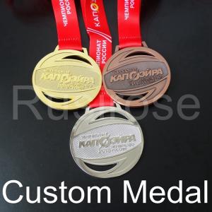 Quality Custom gold silver run medal,personalized Antique bronze honor runner sport medal,City Game Competition club award medal wholesale